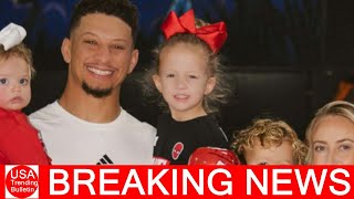 Brittany Mahomes shows what her home looks like covered in snow as her kids are afraid to go outside