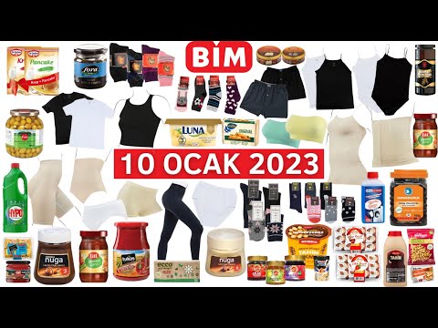 RESMİ KATALOĞUN ÜRÜNLERİ | BİM 10 OCAK 2023 | İÇ ÇAMAŞIRI VE GIDA | BİM AKTÜEL | Bim İndirimleri