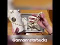 Starbucks Pearly White Thermos with Pouch, Notebook, and Pen Set