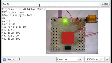 TinyBasic auf dem ftDuino