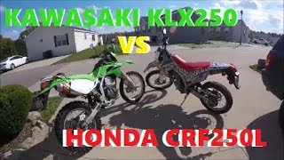 Honda CRF250L Kawasaki -