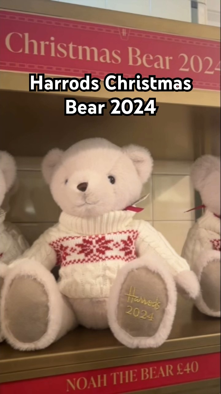 Christmas in Harrods 🎄 🧸 HARRODS CHRISTMAS BEAR 2024 - YouTube