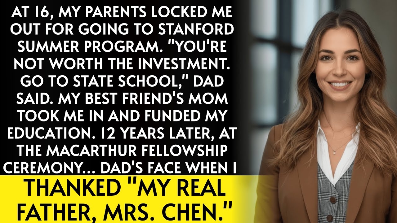 My Parents Locked Me Out At 16 Over A Scholarship - Dad's Face When I Thanked My 
