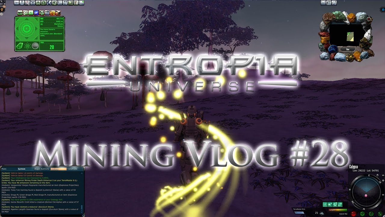 Entropia Universe Mining Vlog #28 - YouTube