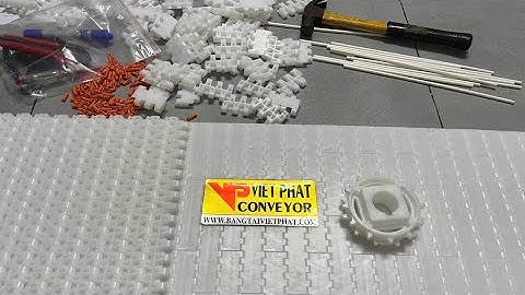 Băng tải nhựa modular belt, nhựa POM, có sẵn giao ngay TPHCM - Băng Tải Việt Phát