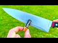 4 Easy Ways to Sharpen a Knife to Razor Sharpness! Locksmith is Shocked