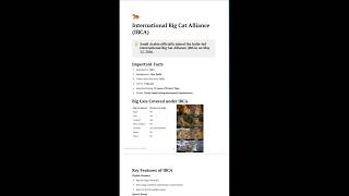 Big cats alliance | capf cds nda afcat