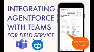 ⚡️ How Field Techs Solve Cases in Microsoft Teams — Powered by Centro + Agentforce