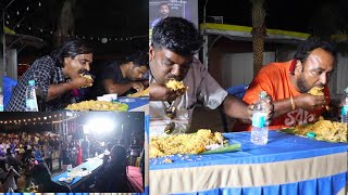 1KG Biryani in 2 mins | Live Eating Challenge in front of 1000 People at ECR, Chennai