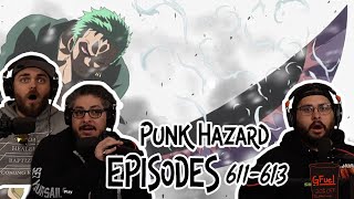 ZORO VS MONET! | EP 611-613 | ONE PIECE | REACTION | FIRST TIME WATCHING ONE PIECE