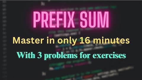 Mastering Prefix Sums: Your Ultimate C++ and Algorithms Guide !!!