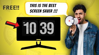 Best Screen saver for mac and windows !!  Flip clock download and install full guide !! #windows screenshot 2