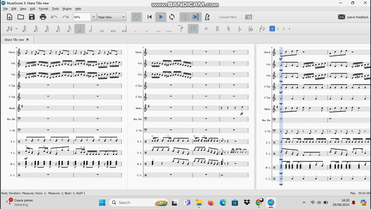 sitara tilo - Viky Sianipar feat Alsant Nababan - Drumband Arrangement (Cover)