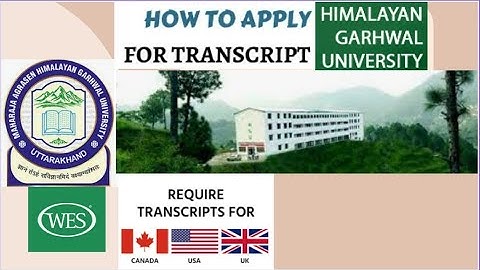 Maharaja Agrasen Himalayan Garhwal University Transcript!Wescanada Apply Now Transcript 84273 28156
