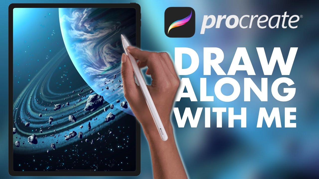 Space Pro Create Space themed Procreate tutorial 180 - YouTube