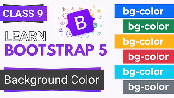 Bootstrap Tutorial: Bootstrap Background Color Classes |Bootstrap full course in Hindi/Urdu| Class 9