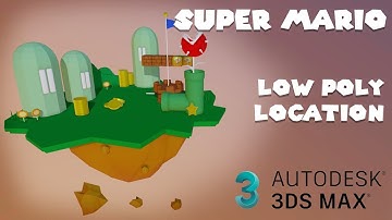 Super Mario low poly location (speed modeling)