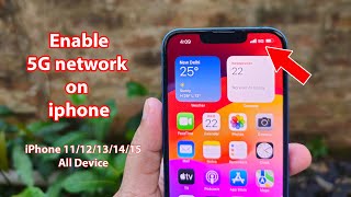 How to turn on 5g on iphone 13 14 12 15 11 (ios 17) screenshot 4