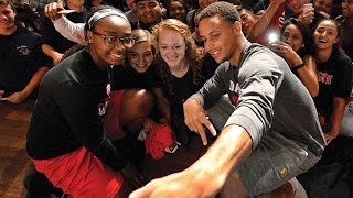 Steph Curry Returns to Davidson