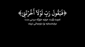 شاشة سوداء قران كريم | سورة المنافقون (الآية ٩ - ١١) القارئ إدريس أبكر