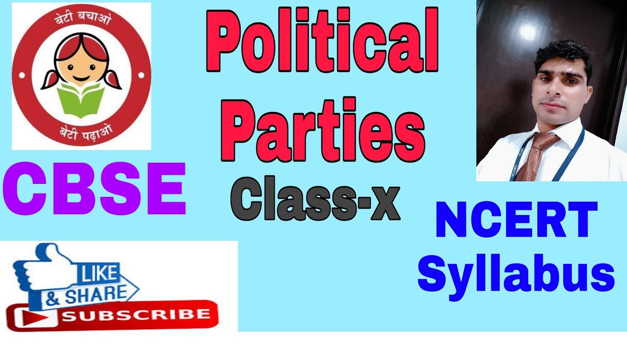 Class-10, political science, political parties,NCERT ...