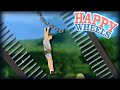 Free Fall.. INTO Rope Swing!? || Happy Wheels #37