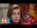 One-on-one with Speaker Pelosi A Year After Capitol Riot