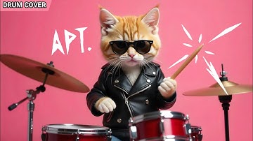ROSÉ & BRUNO MARS - APT (DRUM COVER) MELODI SI MEONG