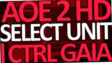 Age of Empires 2 How To Select All Units & Idle Villagers | Control Animals, Nature, Groups (AOE 2)