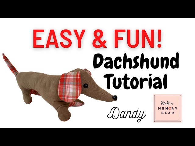 Dandy the Dachshund - Detailed tutorial for a stuffed wiener dog - YouTube dandy-the-dachshund-detailed-tutorial-for-a-stuffed-wiener-dog-youtube