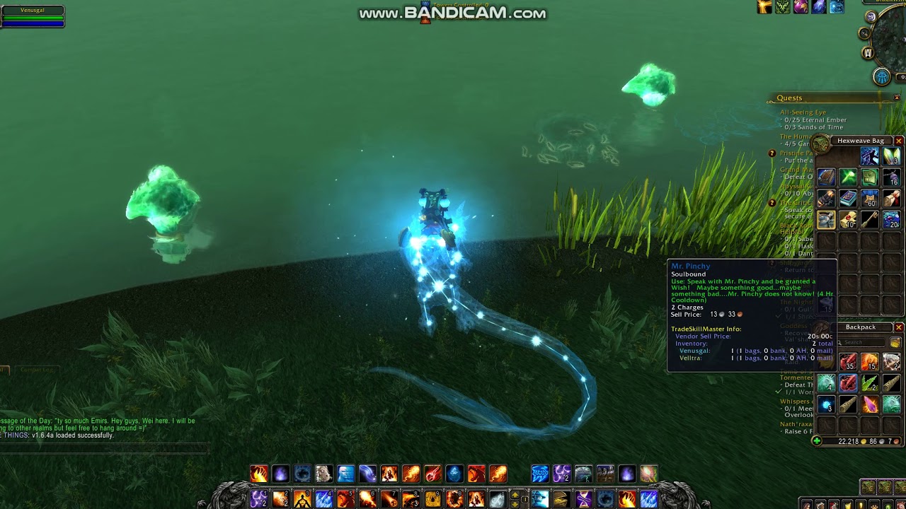 Mr. Pinch'y ..magical crawdad pet easy farm get it on all your alts farm like a boss