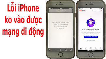 Khắc phục iPhone không vào được mạng dữ liệu di động