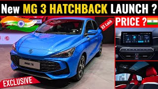 New MG 3 Hatchback Launch🔥- I20 Killer ?🚗Upcoming Hatchback Cars✅Upcoming Cars Under 10 Lakh😎👌🔥