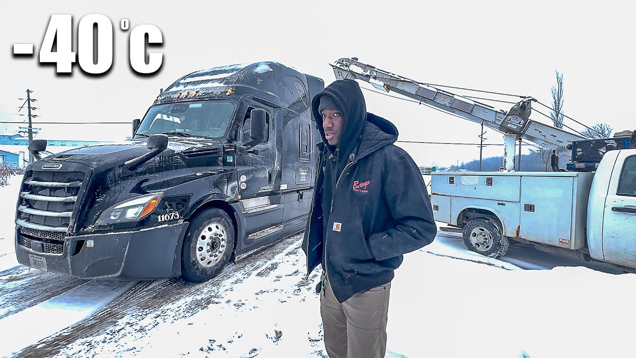 Trucking In The Snow Isn't For The WEAK