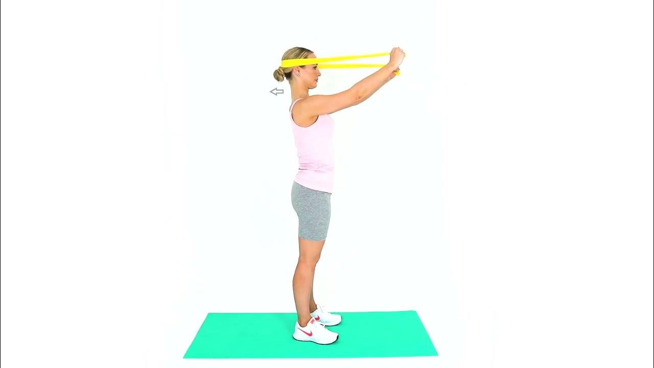 Cervical Retraction Band Standing YouTube