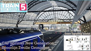 Dutch Signalling: Light Signals, Speed Boards | Zwolle Groningen | SNG (Train Sim World)