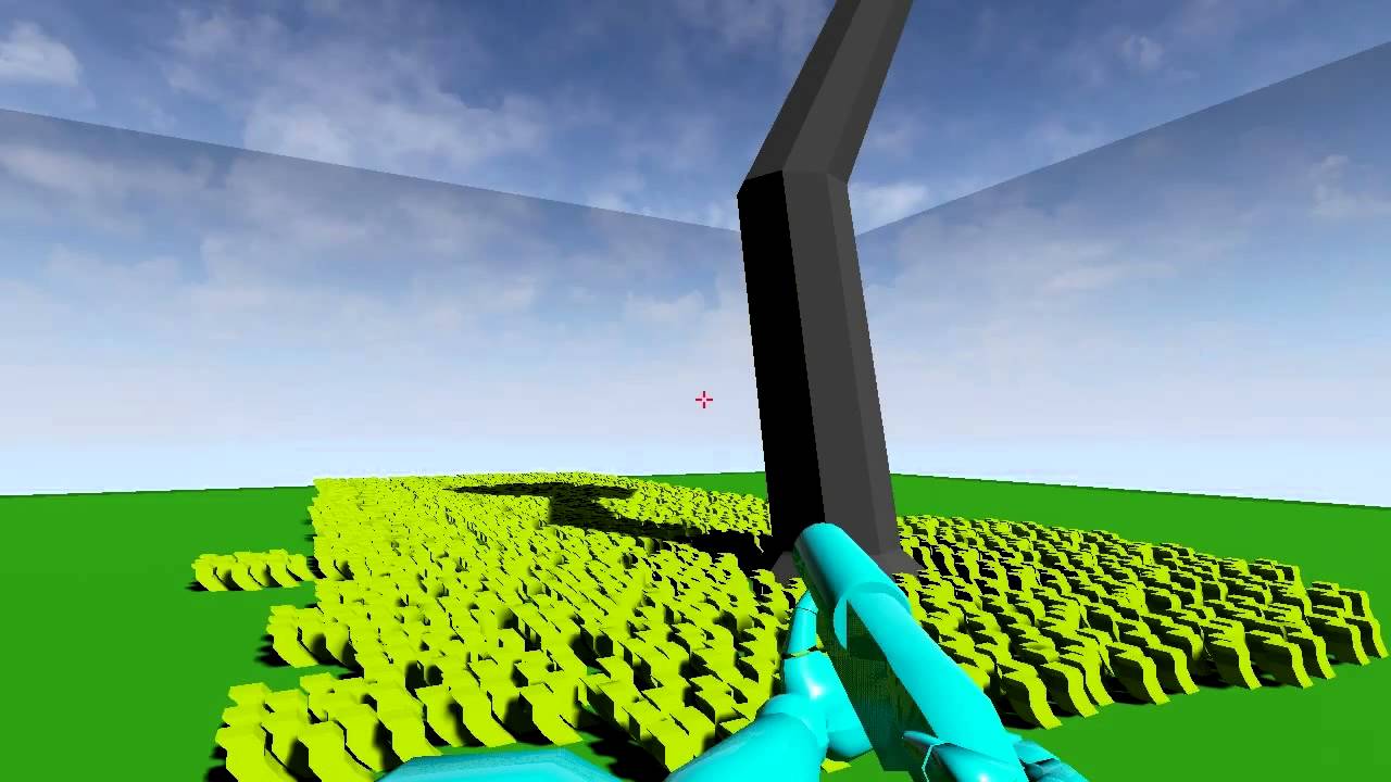 Unreal Engine 4 - First low poly test game [HD] - YouTube