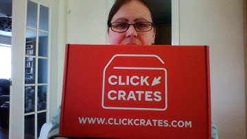 First ever Click Crates Unboxing, April (UK based company)