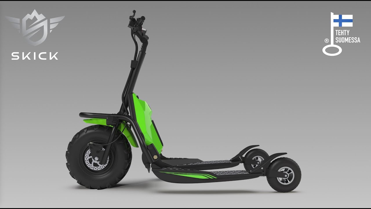 Skick Electric Utility Scooter - Made in Finland