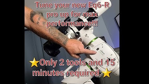 EQ6-R pro upgrade in 15 minutes without taking it apart!