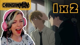 FIRST TIME WATCHING!! Chainsaw Man Reaction - Episode 2