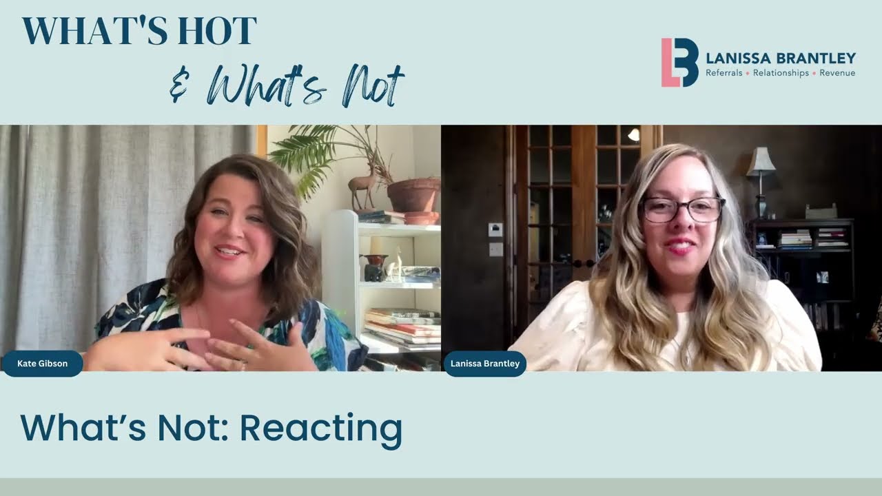 React Versus Respond: What's Hot & What's Not for Physician Liaisons and Referral Networks