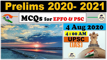 UPSC Prelims 2020-21 , EPFO & State PSC Most Expected Question in Hindi by Veer | 04 August 2020