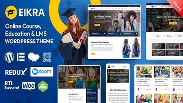 Eikra - Education WordPress Theme Free Download