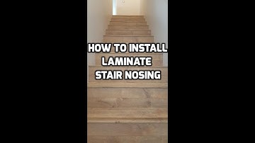 How to Install Laminate Stair Nosing QUICK AND EASY