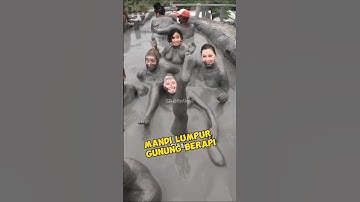 Wisata Unik Mandi Lumpur Gunung Berapi 😍‼️|#shorts #shortvideo