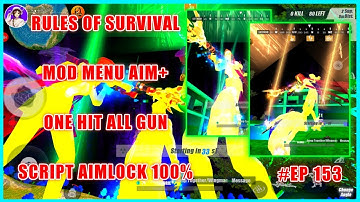 HACK ROS  NEW MOD MENU  1HIT AIMLOCK 100% RULES OF SURVIVAL MOD | BY GAMING PLORKMEAS IT