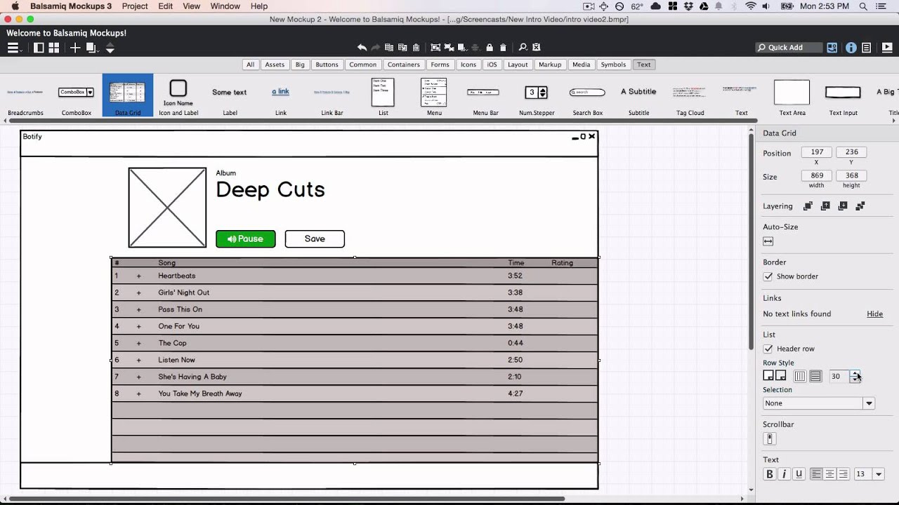 Balsamiq Tutorial Pdf