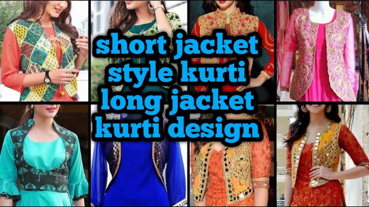 Latest Stylish Long Jacket With Kurti Designs|#cotton#jacket#design|Jacket  Style Kurti Design - YouTube