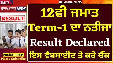 12ਵੀ ਜਮਾਤ ਦਾ ਨਤੀਜਾ ਜਾਰੀ I 12th Class PSEB Result Declared I Check Result Here I PUNJAB SCHOOL NEWS